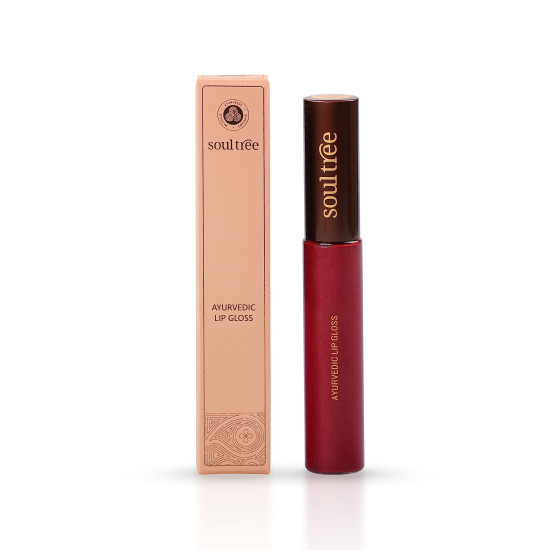 SoulTree Ayurvedic Lip Gloss - Lush Berry Colour(205), 5 g SoulTree Ayurvedic Lip Gloss - Lush Berry Colour(205), 5 g