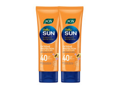 Joy Anti Tan SPF 40 Face & Body Sunscreen with 97% Sun Protection & Prevents Skin Darkening (50ml x 2) | Lightweight, Water Resistant & Leaves Zero White Cast | Suitable for Normal & Oily Skin