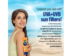 Joy Anti Tan SPF 40 Face & Body Sunscreen with 97% Sun Protection & Prevents Skin Darkening (50ml x 2) | Lightweight, Water Resistant & Leaves Zero White Cast | Suitable for Normal & Oily Skin