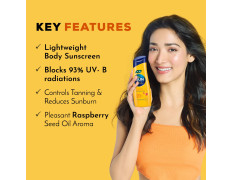 Joy Hello Sun Body Sunscreen Lotion SPF 20 PA++ (300ml x 2) INVIVO Tested, For Tan Control & Body Moisturization | Lightweight, Zero White Cast & Easy Absorption | For Normal to Oily Skin |