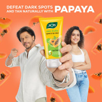 Joy Skin Fruits Spots & Tan Clear Face Wash 100ml x2 | Enriched with Papaya & Vitamin C + A | For Healthy Glowing skin | Suitable for All Skin Types