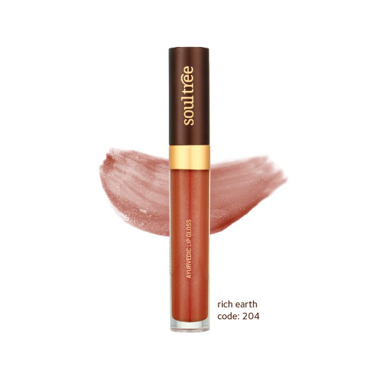 SoulTree Ayurvedic Lip Gloss - Rich Earth Colour(204), 5 g SoulTree Ayurvedic Lip Gloss - Rich Earth Colour(204), 5 g