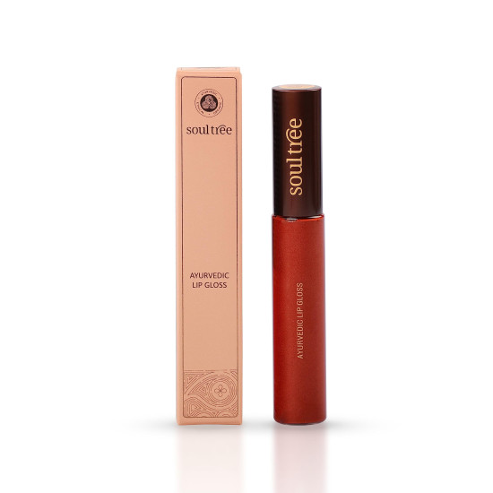 SoulTree Ayurvedic Lip Gloss - Rich Earth Colour(204), 5 g SoulTree Ayurvedic Lip Gloss - Rich Earth Colour(204), 5 g
