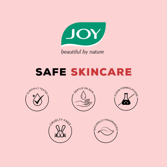 Joy Skin Fruits Apple Face Wash for Glowing Skin | Softens, Moisturises & Nourishes | Natural AHAs, No Sulphates, Paraben Free | All Skin Types, 100ml x 3