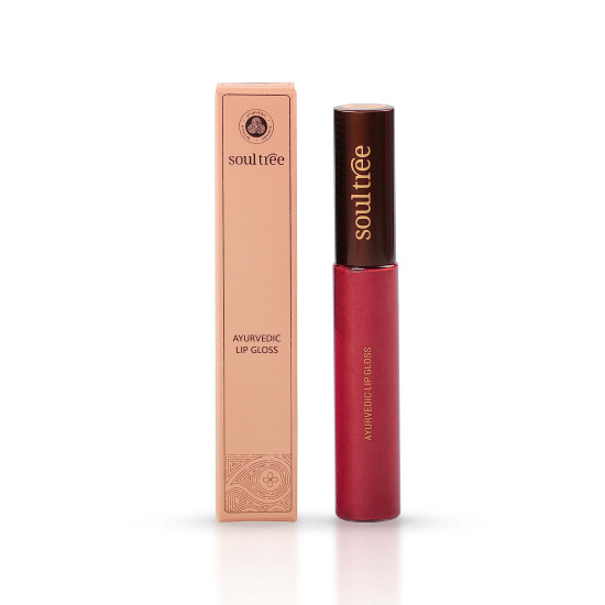 SoulTree Ayurvedic Lip Gloss - Rose Dew Colour(206), 5 g SoulTree Ayurvedic Lip Gloss - Rose Dew Colour(206), 5 g