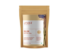Jiva Ayurveda Slim Tea 150gm | 100% Ayurvedic Caffeine-Free Tea | Detoxifies Body, Open Up Blocked Channels, And Improve Digestion And Metabolism | Helps with Weight Management (Pack of 1)