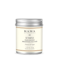 Kama Ayurveda Suvarna Haldi Chandan Brightening Face Pack, 40g