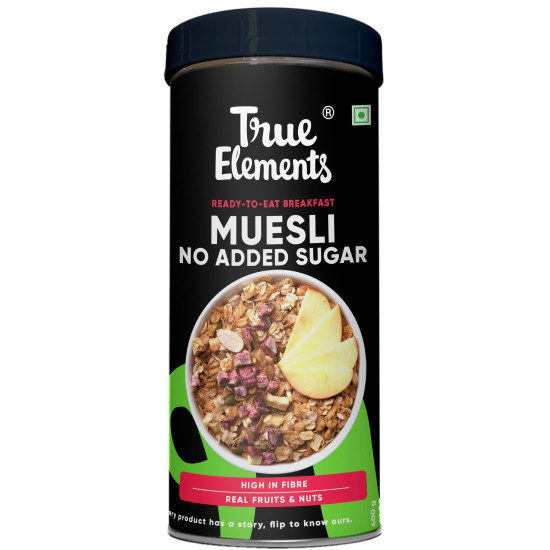True Elements Muesli No Added Sugar 400gm