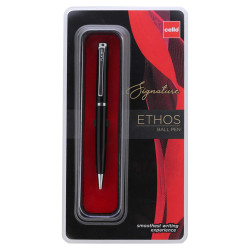 Cello Signature Ethos Ball Pen | Blue Ink | 1 Ball Pen | Twist Mechanism | Smooth Writing| Premium Metal Pen for Office Use|Stylish Gifts for Brother | Corporate Gift| Rakhi Set |Rakshabandhan Gifting