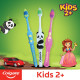 Colgate Kids Manual Toothbrush For 2+ Years, 3Pcs , With Extra Soft Bristles,Multicolour