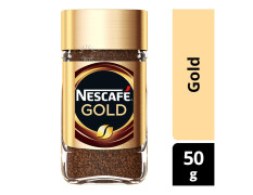 Nescafe Gold Instant Coffee (Imported) Instant Ground Coffee,50G, Glass Bottle