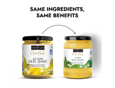 Kapiva Certified A2 Gir Cow Ghee 500ML | Traditional Vedic Bilona Method | Grassfed, Pure & Healthy | Curd-Churned | Premium Glass Bottle | 100% Natural & Lab-Tested | Rich in Nutrition