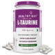 HealthyHey L-Taurine - Amino Acid Supplement - 120 Vegetable Capsules
