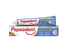 Pepsodent Germicheck 200g 8 Actions, Whole Mouth Toothpaste Fights Teeth, Gum & Tongue Germs, Prevents Cavity, Helps Teeth Whitening & Oral Hygiene