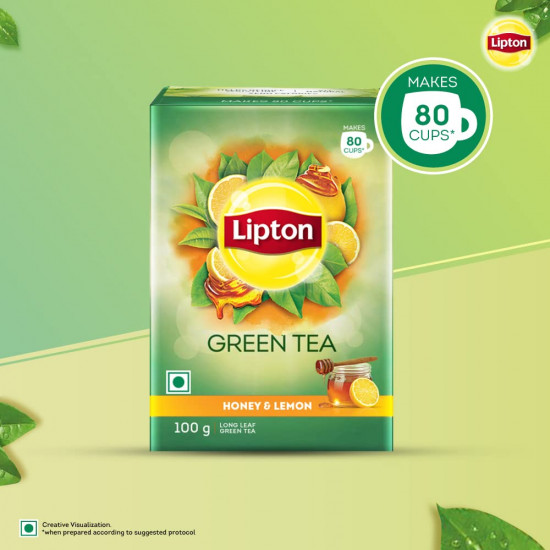 Lipton Honey Lemon Green Tea, 100g