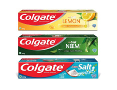 Colgate Active Salt Neem, Salt, and Lemon Anticavity Toothpaste - 200g Each