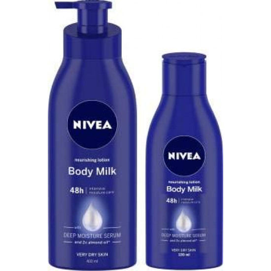 Nivea Nourishing Body Milk Dry Skin type Lotion (Pack of 2)