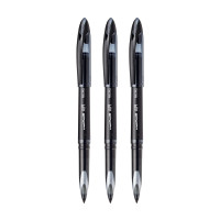 uni-ball Air UBA188M 0.5 mm Roller Ball Pens, Black Ink, Pack of 3