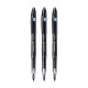 uni-ball Air UBA188M 0.5 mm Roller Ball Pens, Black Ink, Pack of 3