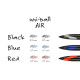 uni-ball Air UBA188M 0.5 mm Roller Ball Pens, Black Ink, Pack of 3