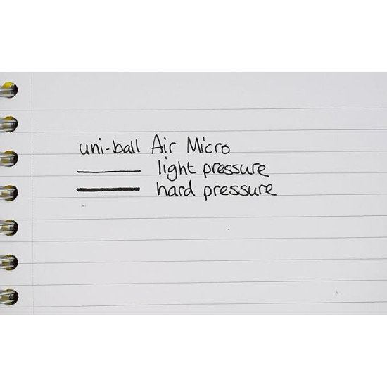 uni-ball Air UBA188M 0.5 mm Roller Ball Pens, Black Ink, Pack of 3