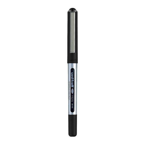UNI-BALL Eye UB150 0.5mm Roller Ball Pen | Black Ink, Pack of 5