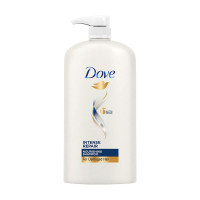 Dove Intense Repair Shampoo 1 L, Repairs Dry and Damaged Hair, Strengthening Shampoo for Smooth & Strong Hair - Mild Daily Shampoo for Men & Women