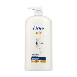 Dove Intense Repair Shampoo 1 L, Repairs Dry and Damaged Hair, Strengthening Shampoo for Smooth & Strong Hair - Mild Daily Shampoo for Men & Women