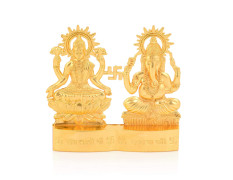 Collectible India Lakshmi Ganesha murti Idol Set for Puja Home Decoration Car, Idols Ganesh Laxmi Statue Car Dashboard Desktop Decor (1)