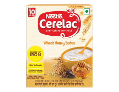 Nestle Cerelac Baby Cereal with Milk , Wheat Honey Dates , From 10 to 24 Months , Stage 3, Source of Iron & Protein , 300g