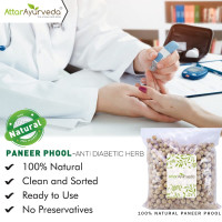 Attar Ayurveda Paneer Phool for Diabetes (400 grams) | Paneer Doda | Paneer Dodi | Withania Coagulans | Pure and Natural | No preservatives