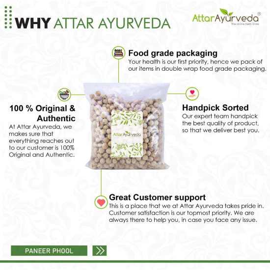 Attar Ayurveda Paneer Phool for Diabetes (400 grams) | Paneer Doda | Paneer Dodi | Withania Coagulans | Pure and Natural | No preservatives