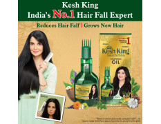 Kesh King Ayurvedic Anti Hairfall Hair Oil | Reduces hairfall |21 Natural Ingredients | Grows New Hair with Bhringraja, Amla and Brahmi - 100 ml