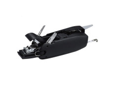 Inditradition 10 In 1 Multi-Functional Multi Toolkit For Office Works,Stationary Organizer|Stapler,Scissor,Punch,Ruler,Sharpener,Opener,Remover,Ring,Clip Holder (All In One Kit) - Stainless Steel