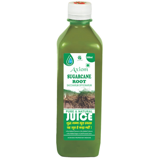 Axiom Sugarcane Root Juice | Ayurvedic Juice | WHO-GLP,GMP Certified Product | No added Colour | No Added Sugar