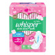 Whisper Ultra Softs Air Fresh Sanitary Pads for Women, XL 50 Napkins