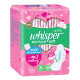 Whisper Ultra Softs Air Fresh Sanitary Pads for Women, XL 50 Napkins