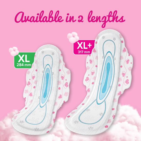 Whisper Ultra Softs Air Fresh Sanitary Pads for Women, XL 50 Napkins