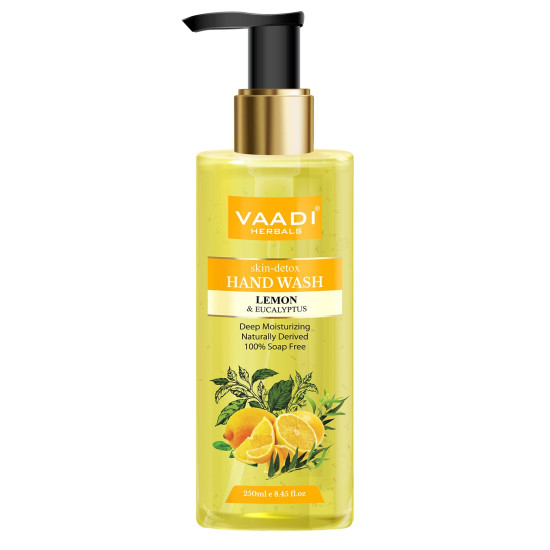 Vaadi Herbals Skin Detox Lemon and Eucalyptus Hand Wash - 250 ml