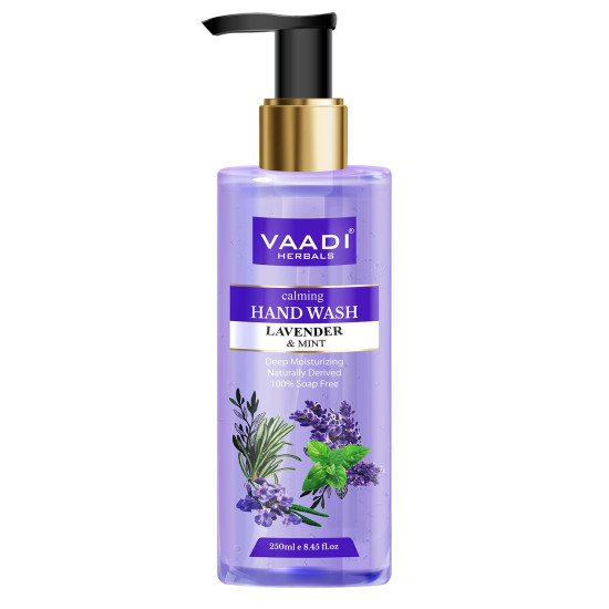 Vaadi Herbals Calming Lavender and Mint Hand Wash - 250 ml