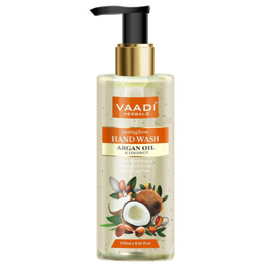 Vaadi Herbals Instaglow Argan Oil and Coconut Hand Wash - 250 ml