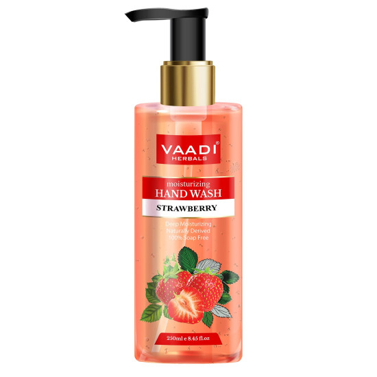 Vaadi Herbals Deep Moisturizing Strawberry Hand Wash - 250 ml