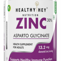 HealthyHey Nutrition Zinc Asparto Glycinate 30% - 120 Capsules
