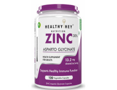 HealthyHey Nutrition Zinc Asparto Glycinate 30% - 120 Capsules