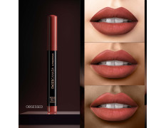 FACES CANADA Ultime Pro HD Intense Matte Lipstick + Primer - Obsessed (Red), 1.4g | 9HR Long Stay | Flawless HD Matte Finish | Intense Color | Lightweight | Smooth Glide | Primer Infused