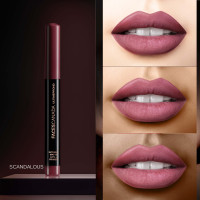 FACESCANADA Ultime Pro Hd Intense Matte Lipstick + Primer - Scandalous (Nude), 1.4G | 9Hr Long Stay | Flawless Hd Matte Finish | Intense Color | Lightweight | Smooth Glide | Primer Infused