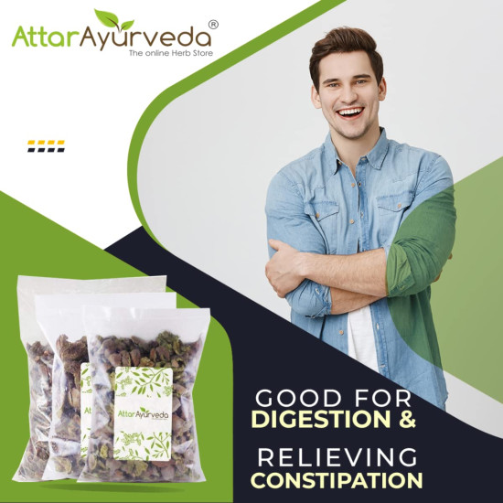 Attar Ayurveda Triphala Raw (1:1:1) - 750 grams, Raw, Whole - Harad, Baheda, Amla