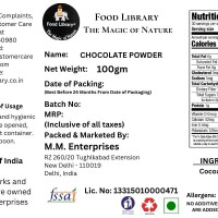 Food Library The Magic Of Nature Coffee (Coffee Mate) Pack Of 2 + Chocolate powder 100gm.