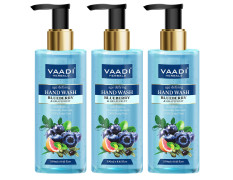 Vaadi Herbals Age Defying Blueberry and Grapefruit Hand Wash - 250 ml (Pack of 3)