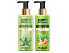 Vaadi Herbals Ultra Nourishing Luxurious Handwash - 250 ml (Pack of 2, Aloe Vera and Neem Oil)